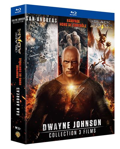 Coffret 3 films Dwayne Johnson Blu-ray