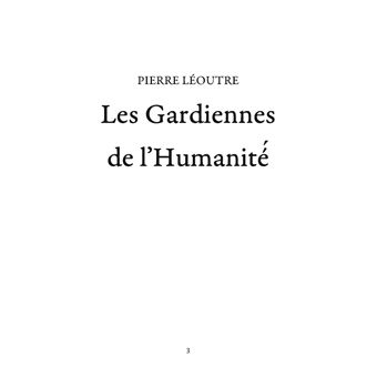 Les Gardiennes de l'Humanité