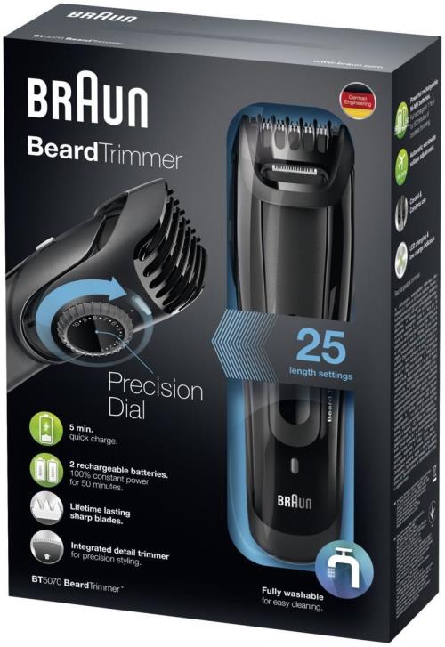 Braun Tondeuse A Barbe Series 7 Bt7420, Tondeuse A Barbe Avec Outils Professionnels Et 100 Minutes D'autonomie BRAUN Pas Cher