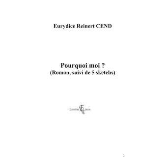 Pourquoi moi ? (roman)