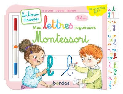 Mes lettres rugueuses montessori 3 a 6 ans