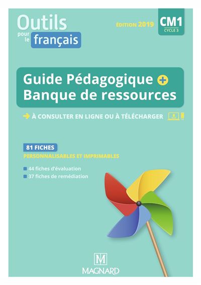 Outils pour le Français CM1 (2019) - Banque de ressources sur CD-Rom avec guide pédagogique papier - Sylvie Bordron - Livre CD-ROM