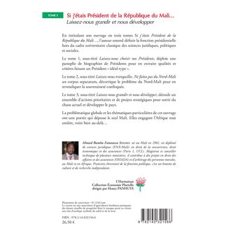 Si j'étais Président de la République du Mali...