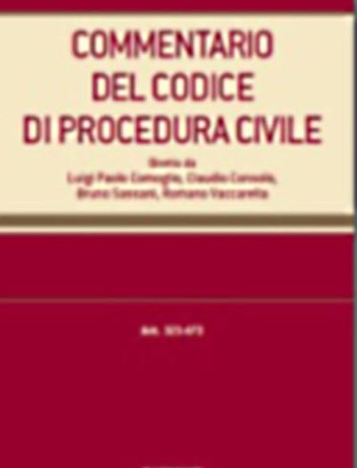 Commentario Del Codice Di Procedura Civile. III. Tomo Secondo - Artt ...