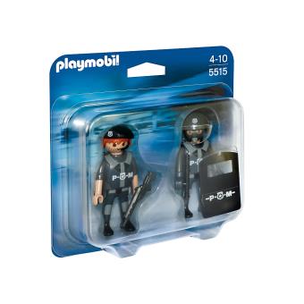 2996 Playmobil Bouclier Noir Forces Spéciales Police 