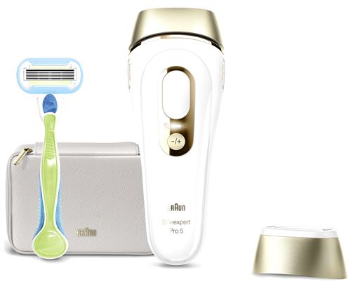 Braun BR2-238427 épilateur léger Lumière pulsée Or, Blanc