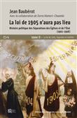 La loi de 1905 n'aura pas lieu