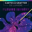Cartes à gratter de lumière - Fleurs irisées