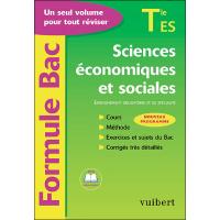 Vuibert Formule Bac sciences économiques et sociales Term ES enseignement obligatoire et de spécialité