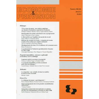 Economie et prévisions