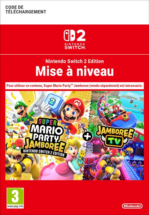 Code de téléchargement Mise à jour Super Mario Party™ Jamboree + Jamboree TV Nintendo Switch 2