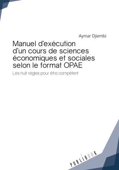 Manuel d'execution d'un cours de sciences economiques et soc