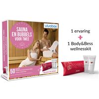 VIVABOX NL SAUNA EN BUBBELS MET TWEE
