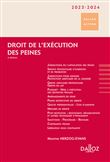 Droit de l'exécution des peines 2023/2024