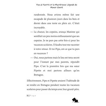 Pipo et Pipette et la Mystérieuse Légende du Manoir Hanté