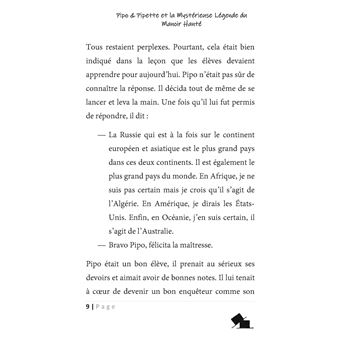 Pipo et Pipette et la Mystérieuse Légende du Manoir Hanté
