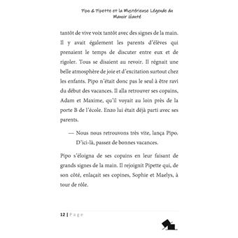 Pipo et Pipette et la Mystérieuse Légende du Manoir Hanté