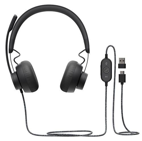 Acheter Logitech Zone Filaire - Micro-casque - sur-oreille - filaire - USB-C - graphite État correct - 84,90 € Logitech Zone Filaire - Micro-casque - sur-oreille - filaire - USB-C - graphite État correct - Logitech reconditionné disponible sur Fnac