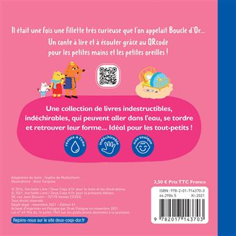 Boucle d'Or - livre Indestructible