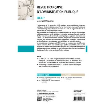 La comptabilité publique