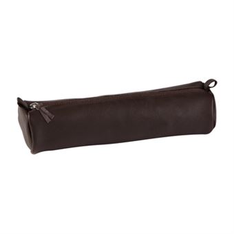 CLAIRFTN RDC5 TROUSSE RDE CUIR MARRON