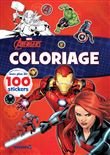 Marvel Avengers - Coloriage avec plus de 100 stickers (Black Widow et Iron Man)