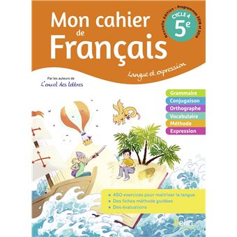 Mon cahier de Français 5ème