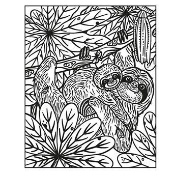 La forêt tropicale - La peinture magique