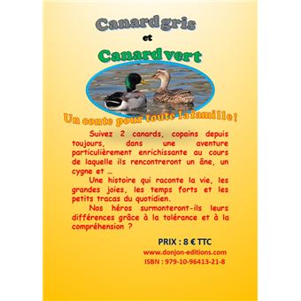 Canard gris et canard vert