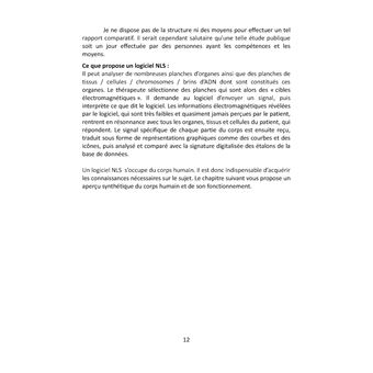Manuel professionnel pour logiciels NLS de Biorésonance