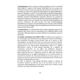 Manuel professionnel pour logiciels NLS de Biorésonance