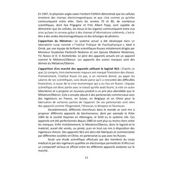 Manuel professionnel pour logiciels NLS de Biorésonance