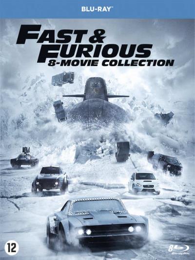 The Fast And The Furious - 1-8 Boxset - 8 Bluray - Nl/Fr