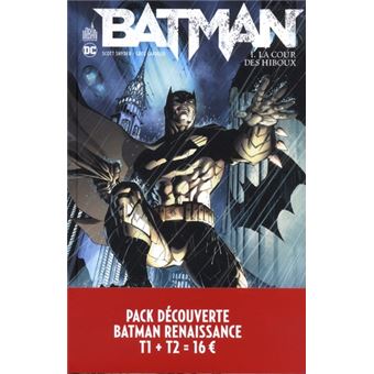 Pack découverte Batman Renaissance T1 + T2 offert