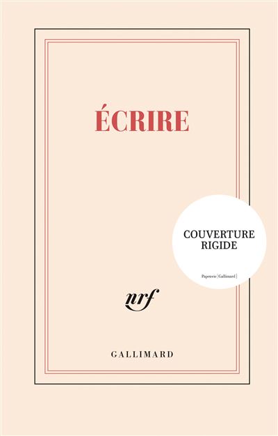 Carnet rigide ligne ecrire