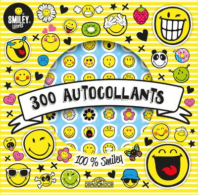 Smiley mes 300 autocollants 100% smiley