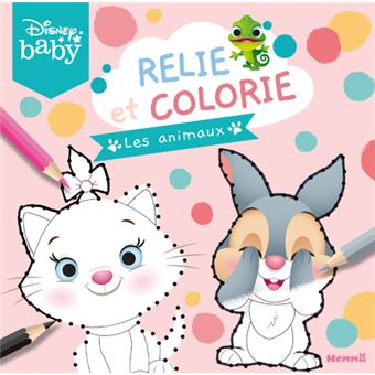 Disney Baby - Relie et colorie - Les animaux