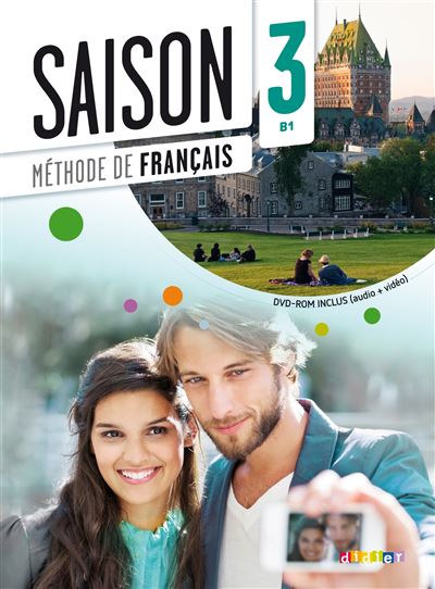 Saison 3 niv.B1 - Livre + CD mp3 + DVD - Marie-Noëlle Cocton - Livre CD