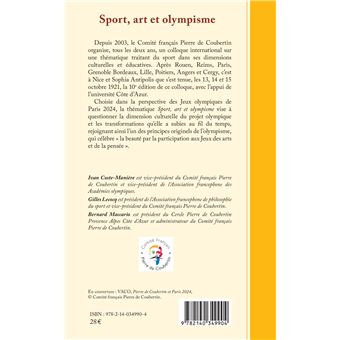 Sport, art et olympisme