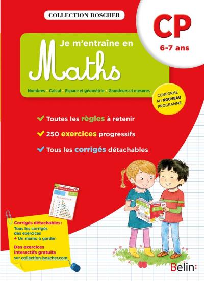 Je m'entraîne en maths CP - Cahier