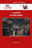La parole en droit public