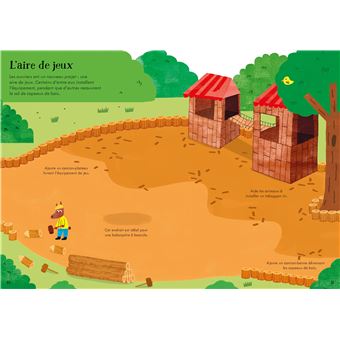 Les chantiers - Mes petits autocollants Usborne