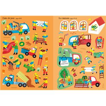 Les chantiers - Mes petits autocollants Usborne