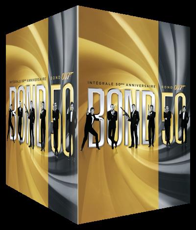 James Bond L'intégrale 50ème anniversaire 23 films DVD