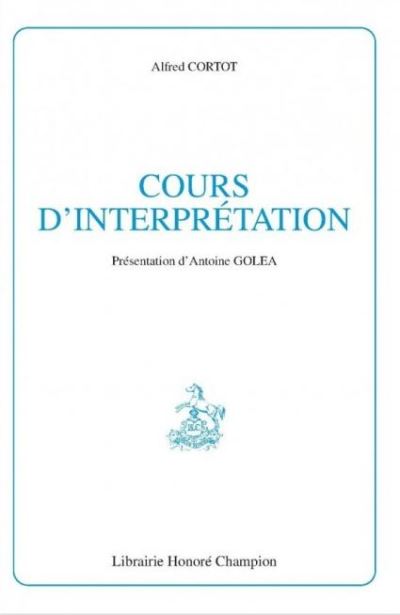 Cours d'interprétation