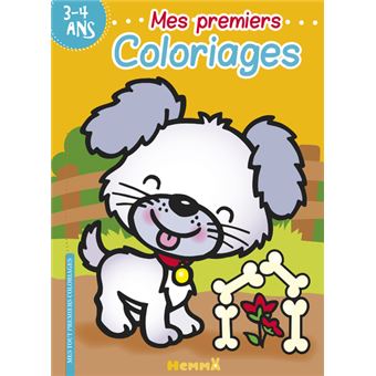 Mes premiers coloriages (3-4 ans) (Chien blanc)