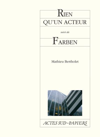 Rien qu'un acteur