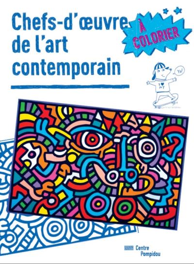 Chefs d'œuvre de l'art contemporain à colorier