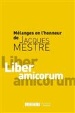 Melanges en l'honneur de jacques mestre
