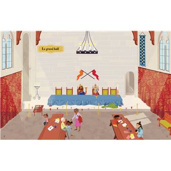 Le château fort - Autocollants Usborne